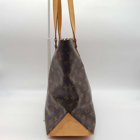 100% Authentic Louis Vuitton Cabas Mezzo Browns Monogram Tote Bag - Picture 3 of 16